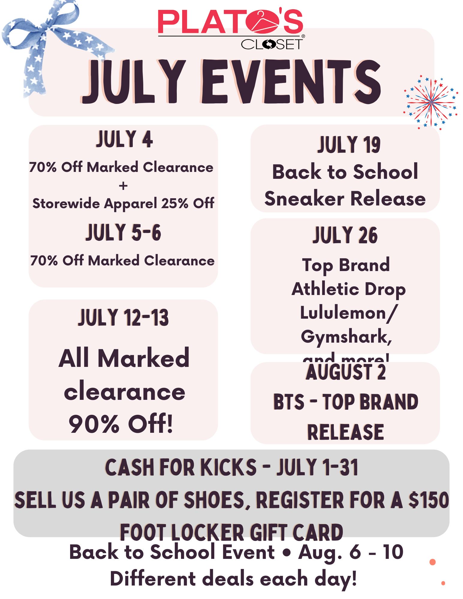 July Events